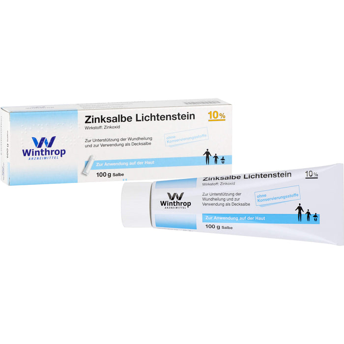 Zinksalbe Lichtenstein 10 %, 100 g Onguent