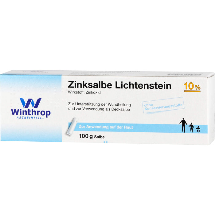 Zinksalbe Lichtenstein 10 %, 100 g Onguent