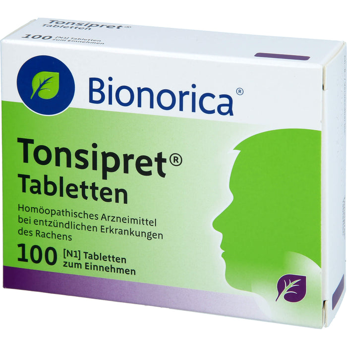 Tonsipret Tabletten bei entzündlichen Erkrankungen des Rachens, 100 St. Tabletten