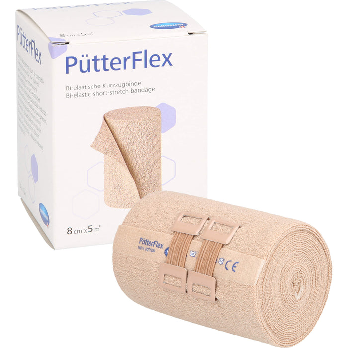 Pütter Flex Binde 8 cm x 5 m, 1 pcs. Pack