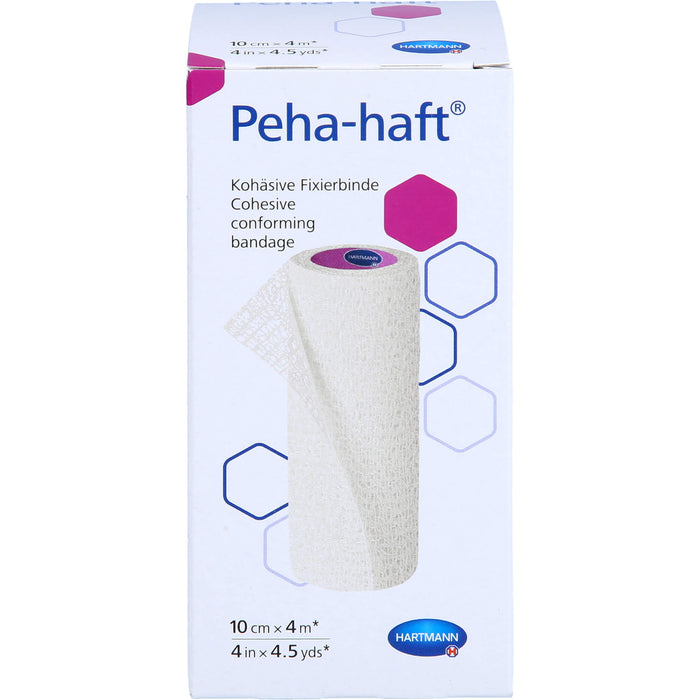 Peha-haft Latexfrei Fixierbinde 10 cm x 4 m, 1 pc Paquet