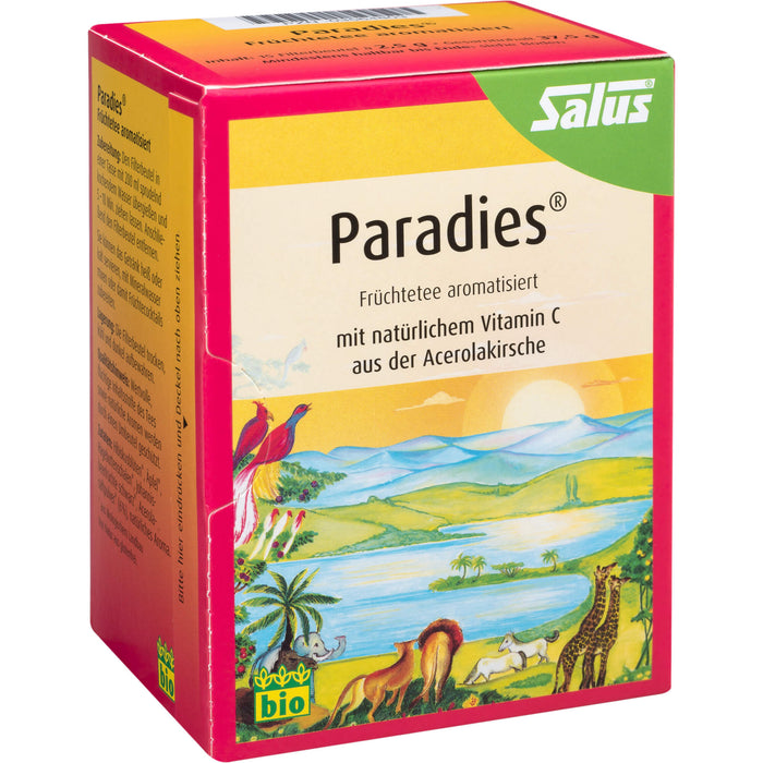 Salus Paradies Vitamin C Früchtetee, 15 pc Sac filtrant