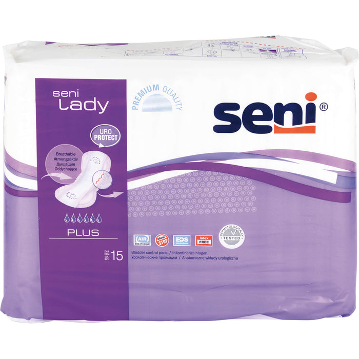 Seni Lady Plus Urinvorlage, 15 pc Dépôts