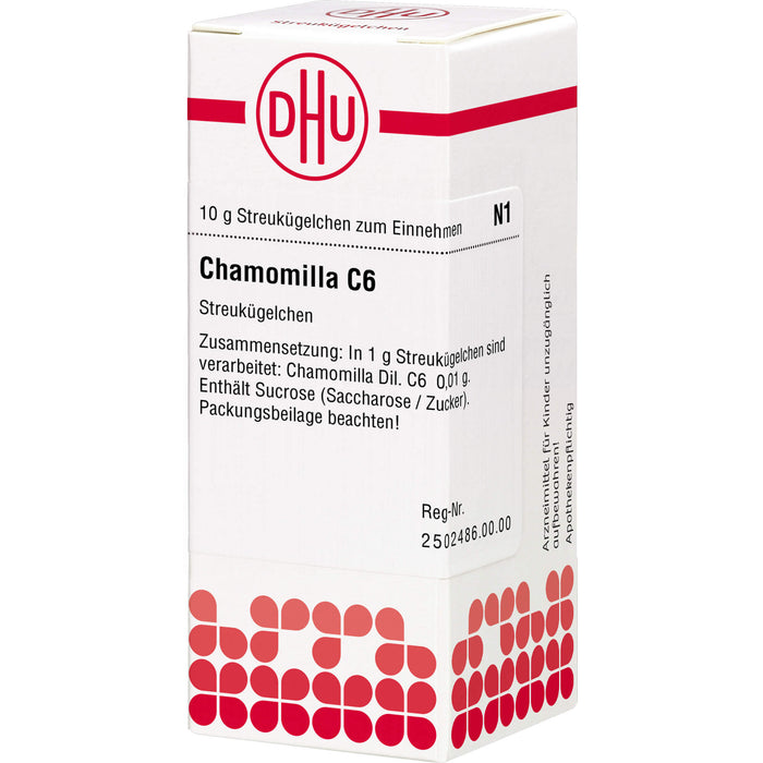 DHU Chamomilla C6 Streukügelchen, 10 g Globuli