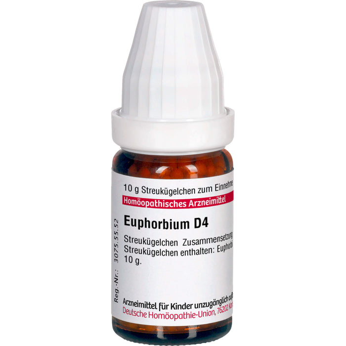 DHU Euphorbium D4 Streukügelchen, 10 g Globules