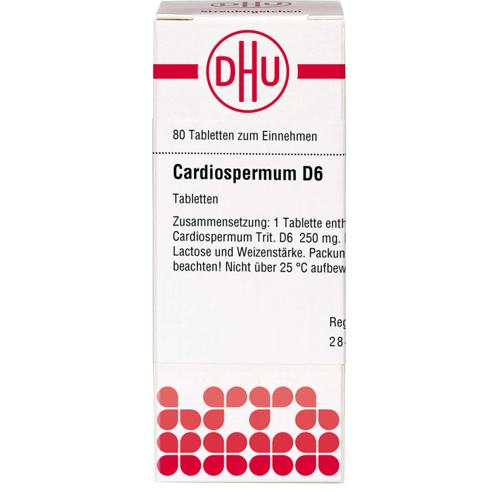 DHU Cardiospermum D6 Tabletten, 80 St. Tabletten