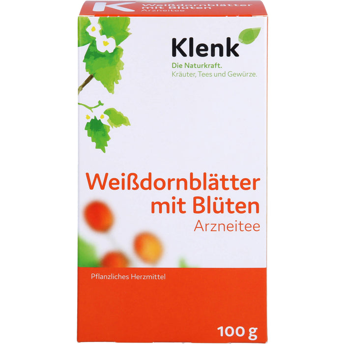 WEISSDORNBLAETTER M BLUETE, 100 g TEE