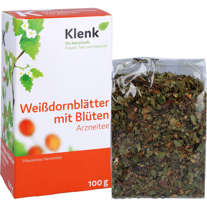 WEISSDORNBLAETTER M BLUETE, 100 g TEE