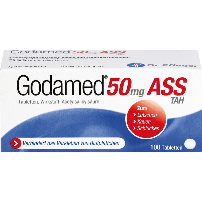 Godamed 50 mg ASS TAH Tabletten, 100 pcs. Tablets