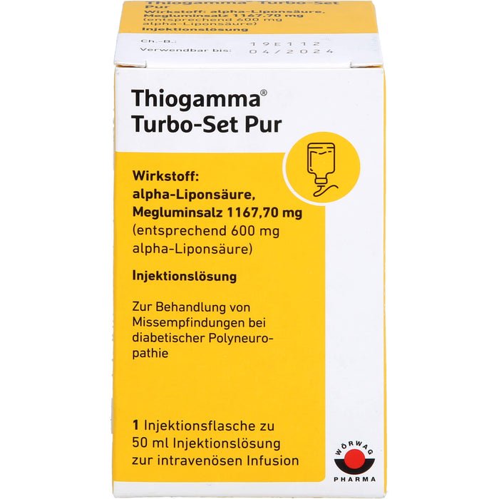 Thiogamma Turbo Set Pur Lösung, 50 ml Lösung