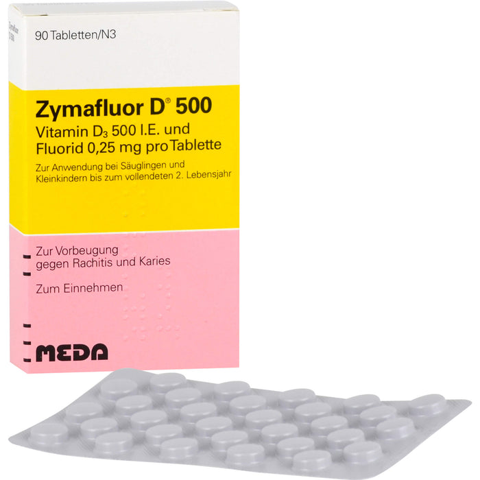 Zymafluor D 500 Tabletten, 90 pc Tablettes