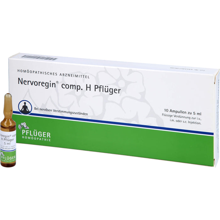 PFLÜGER Nervoregin comp. H bei nervösen Verstimmungszuständen, 10 pcs. Ampoules