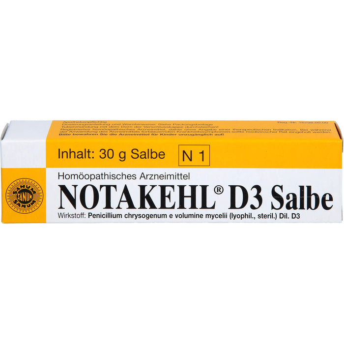 NOTAKEHL D3 Salbe, 30 g Onguent