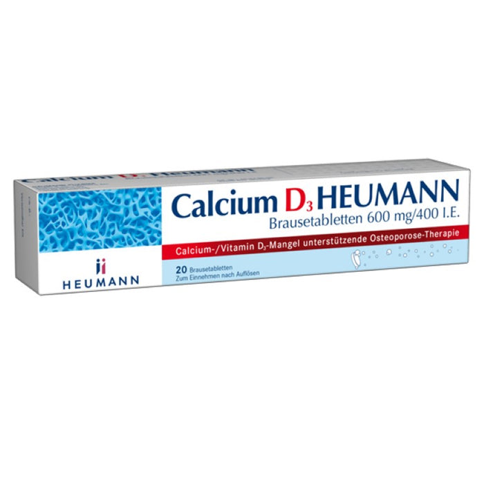 Heumann Calcium D3 Brausetabletten, 20 pcs. Tablets