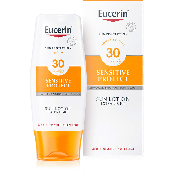 Eucerin Sensitive Protect Sun Lotion Extra Light LSF 30, 150 ml Lotion