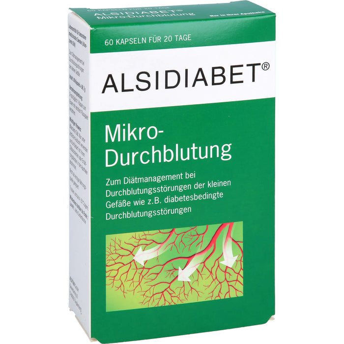 ALSIDIABET Mikro-Durchblutung Kapseln, 60 St. Kapseln