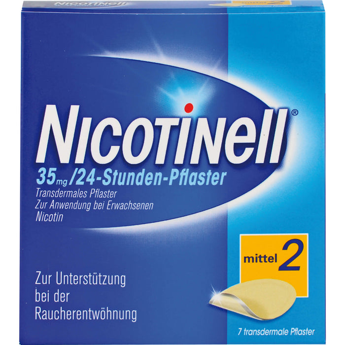 Nicotinell 14 mg/24-Stunden-Pflaster (bisher 35 mg) Stärke 2 (mittel), 7 St. Pflaster