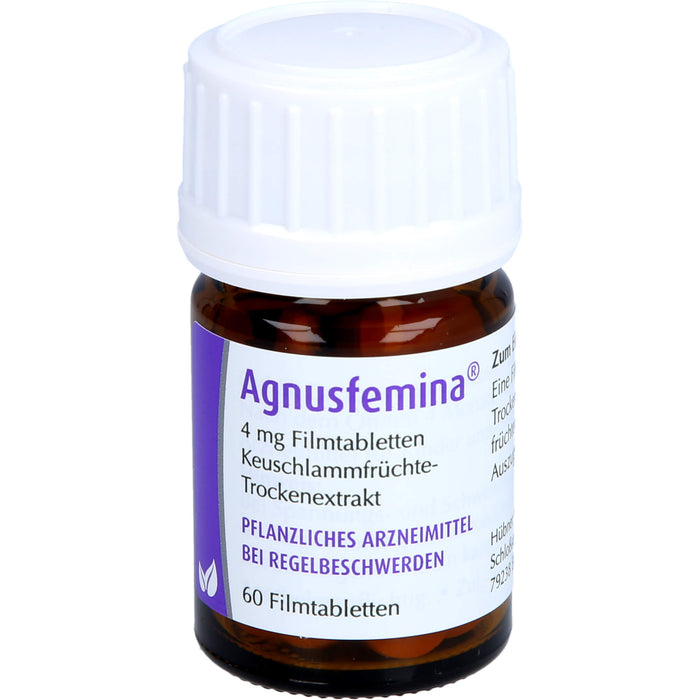 Agnusfemina 4 mg Filmtabletten bei Regelbeschwerden, 60 pcs. Tablets