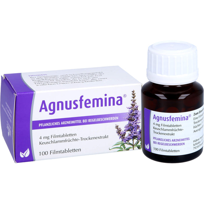 Agnusfemina 4 mg Filmtabletten bei Regelbeschwerden, 100 pc Tablettes