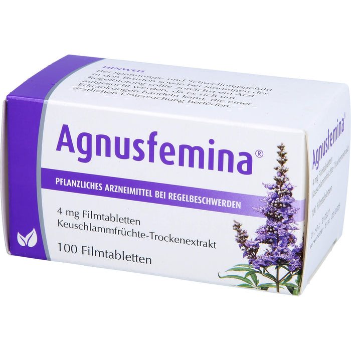 Agnusfemina 4 mg Filmtabletten bei Regelbeschwerden, 100 pcs. Tablets