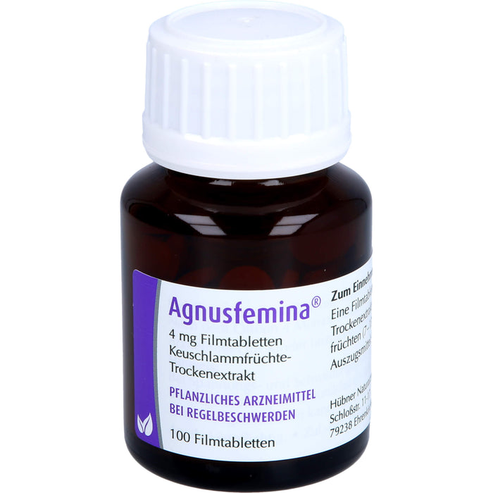 Agnusfemina 4 mg Filmtabletten bei Regelbeschwerden, 100 pc Tablettes