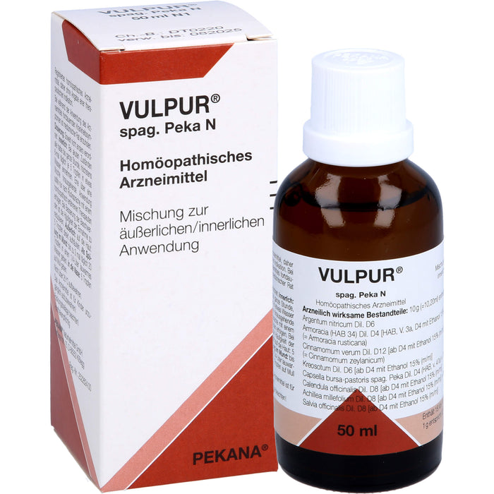 VULPUR spag. Peka N Mischung, 50 ml Lösung