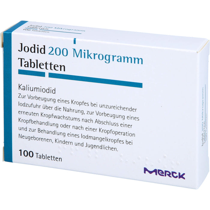 Jodid 200 Mikrogramm Tabletten, 100 St. Tabletten