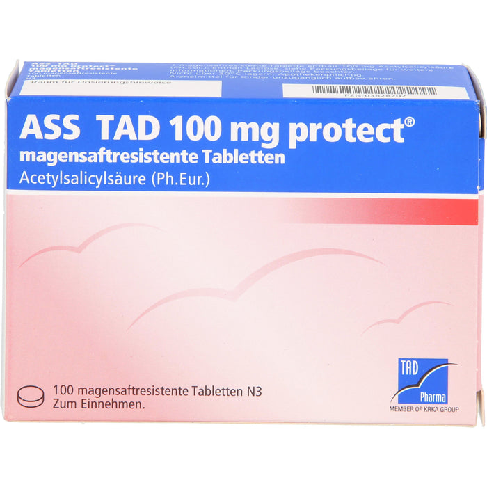 ASS TAD 100 mg protect Filmtabletten, 100 St. Tabletten