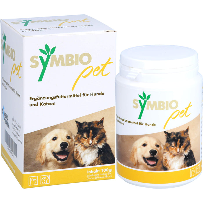 SymbioPet Pulver für Hunde und Katzen, 100 g Powder