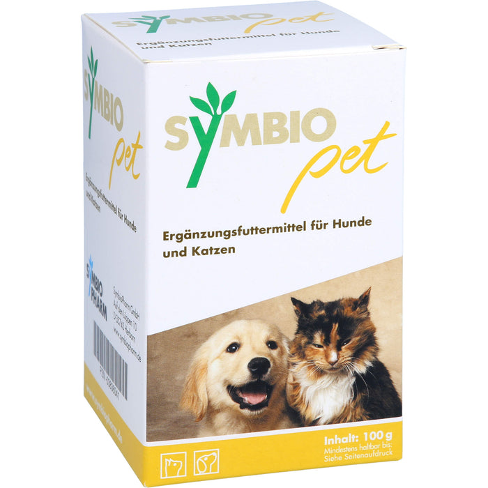 SymbioPet Pulver für Hunde und Katzen, 100 g Poudre