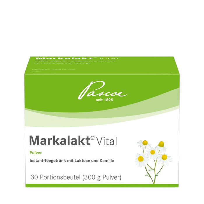 Markalakt Vital Pulver Instant-Teegetränk mit Lactose und Kamille, 300 g Pulver