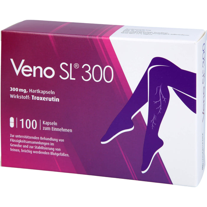 Veno SL 300 Hartkapseln bei Flüssigkeitsansammlungen im Gewebe, 100 pc Capsules