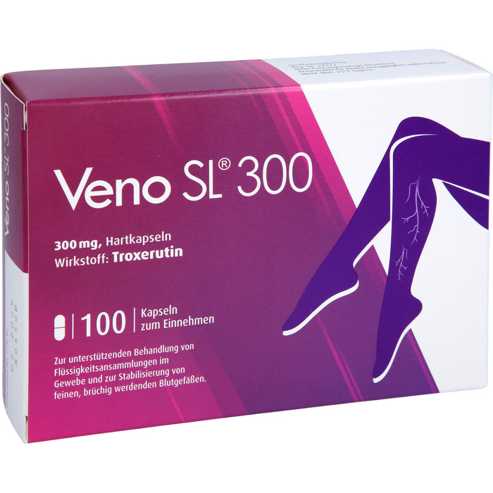 Veno SL 300 Hartkapseln bei Flüssigkeitsansammlungen im Gewebe, 100 pcs. Capsules