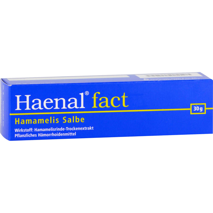 Haenal fact Hamamelis Salbe zur Anwendung auf der Haut, 30 g Onguent