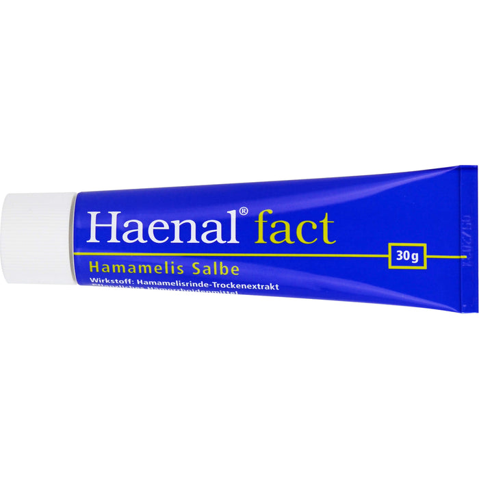 Haenal fact Hamamelis Salbe zur Anwendung auf der Haut, 30 g Salbe