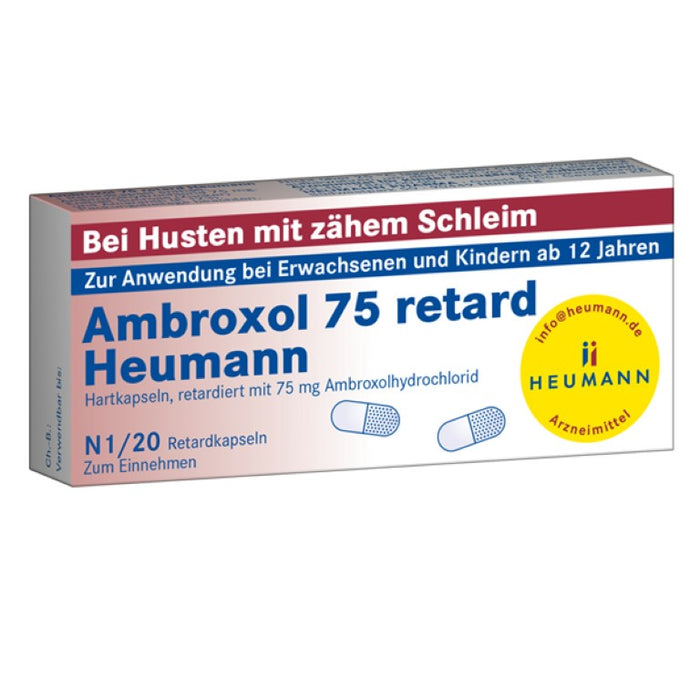 Ambroxol 75 retard Heumann Retardkapseln, 20 pc Capsules