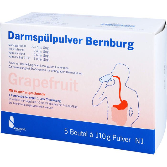 Darmspülpulver Bernburg Beutel, 550 g Powder