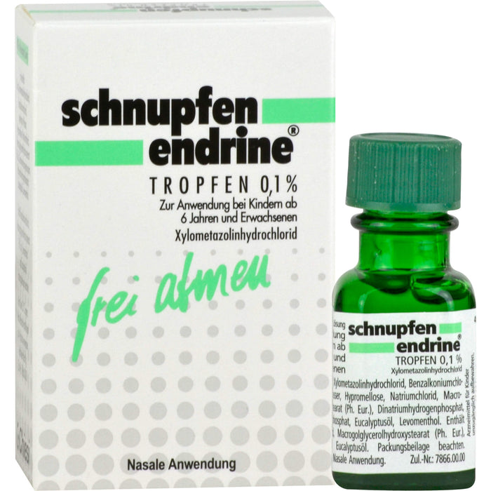 schnupfen endrine Tropfen, 10 ml Solution