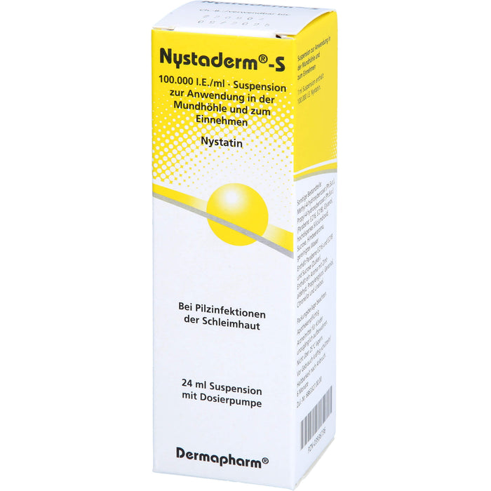 Nystaderm-S Antimykotikum mit Dosierpumpe, 24 ml Solution