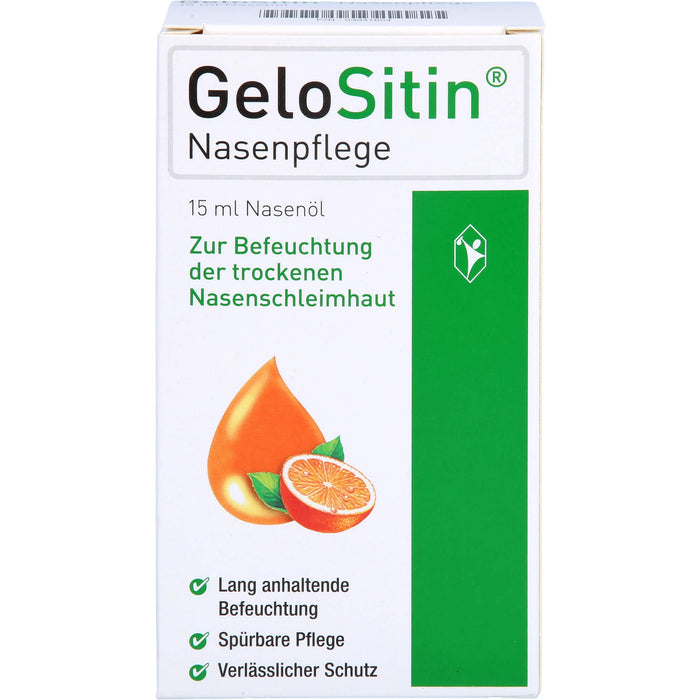 Gelositin Nasenpflege Nasenöl, 15 ml Lösung