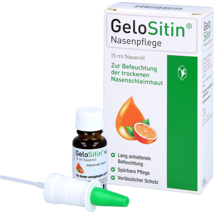 Gelositin Nasenpflege Nasenöl, 15 ml Lösung