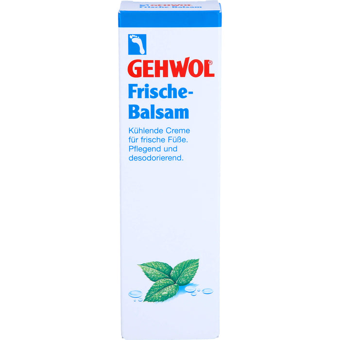 GEHWOL Frische-Balsam kühlende Creme für frische Füße, pflegend und desodorierend, 75 ml Creme