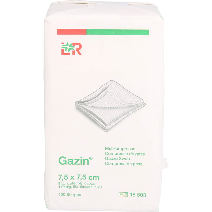 Gazin OP Kompressen 7,5 x 7,5 cm, 100 pcs. Compresses