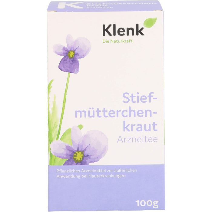 Klenk Stiefmütterchenkraut Arzneitee bei Hauterkrankungen, 100 g Thé