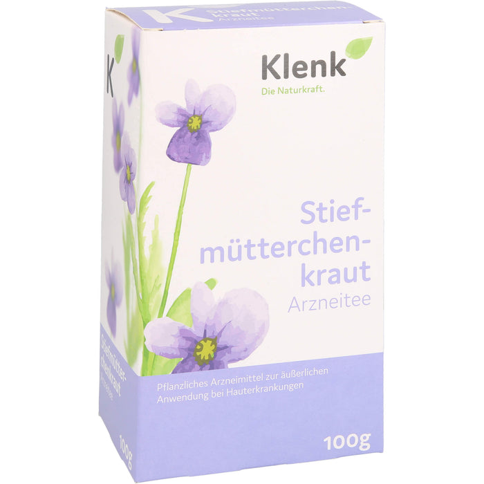 Klenk Stiefmütterchenkraut Arzneitee bei Hauterkrankungen, 100 g Thé