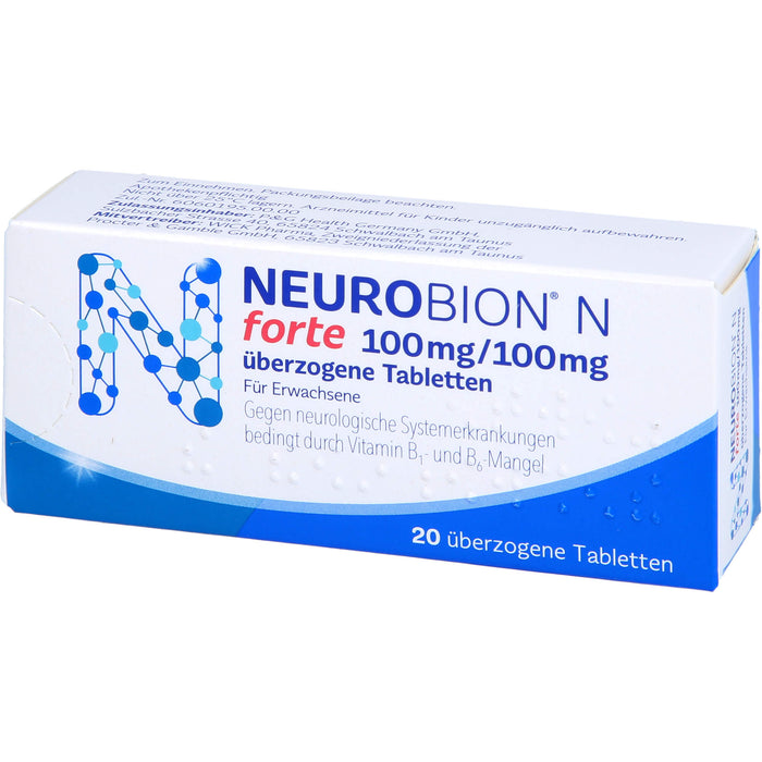 Neurobion N forte Tabletten gegen neurologische Systemerkrankungen, 20 St. Tabletten