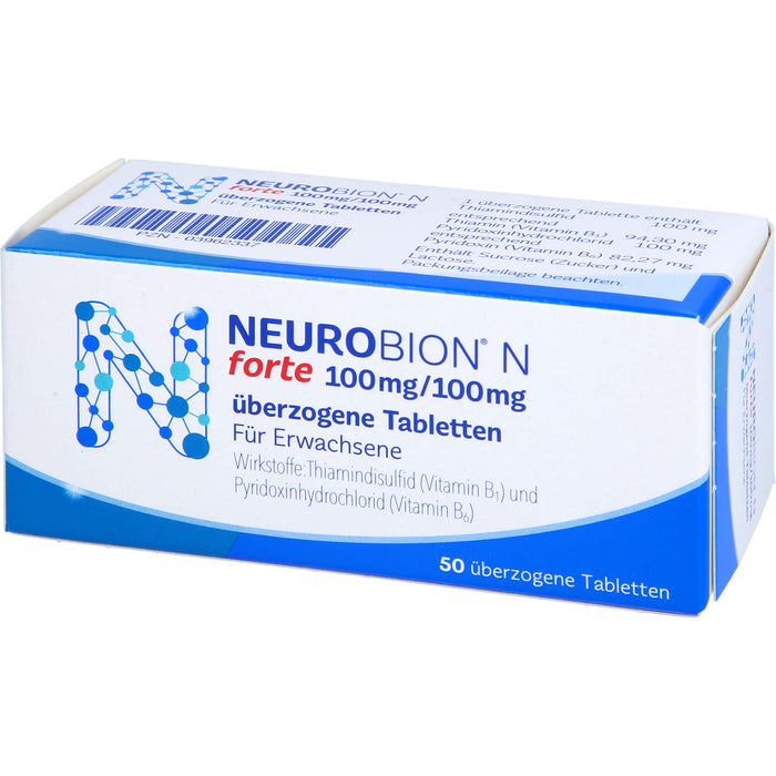 Neurobion N forte Tabletten gegen neurologische Systemerkrankungen, 50 pcs. Tablets