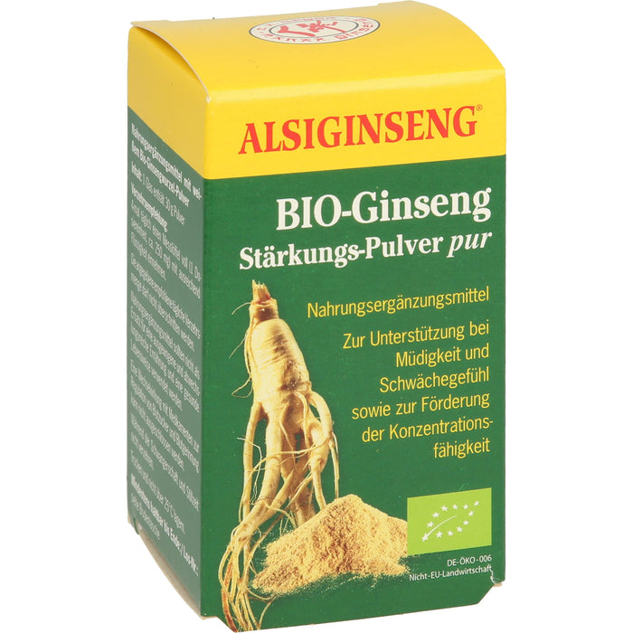 ALSIGINSENG Bio-Ginseng Stärkungs-Pulver pur, 30 g Poudre