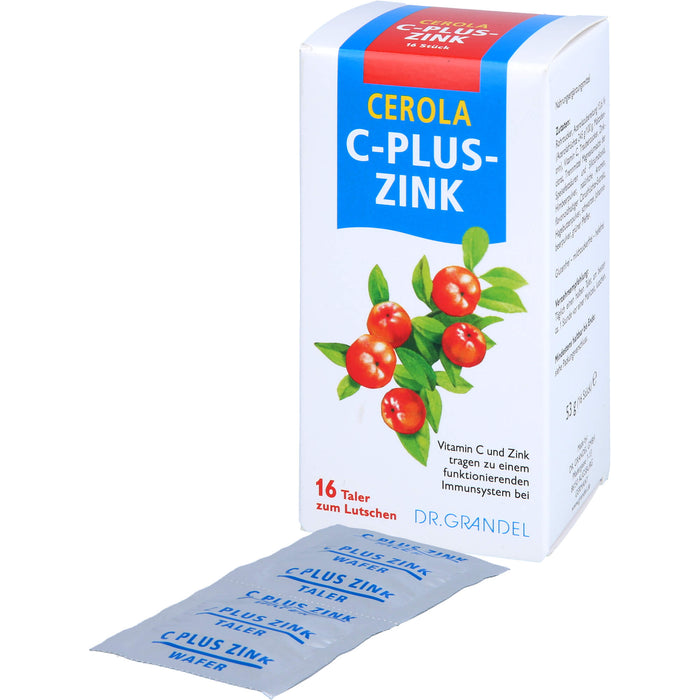 CEROLA C-Plus-Zink Taler, 16 pc Tablettes