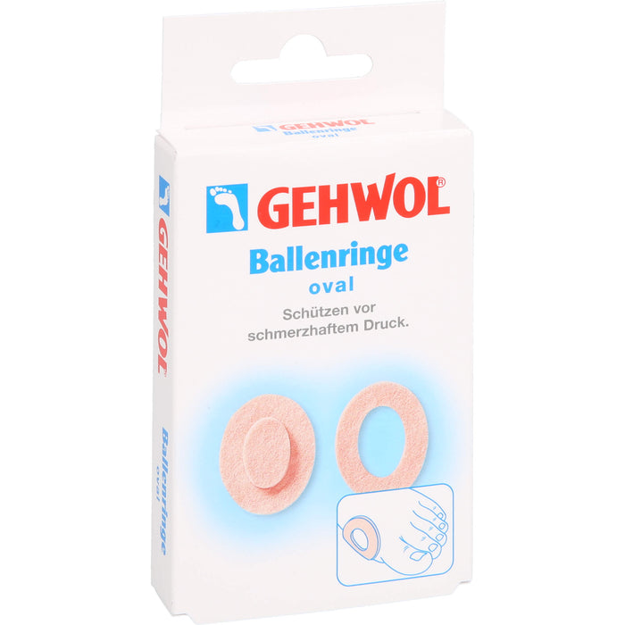 GEHWOL Ballenringe oval schützen vor schmerzhaftem Druck, 5 pcs. Patch